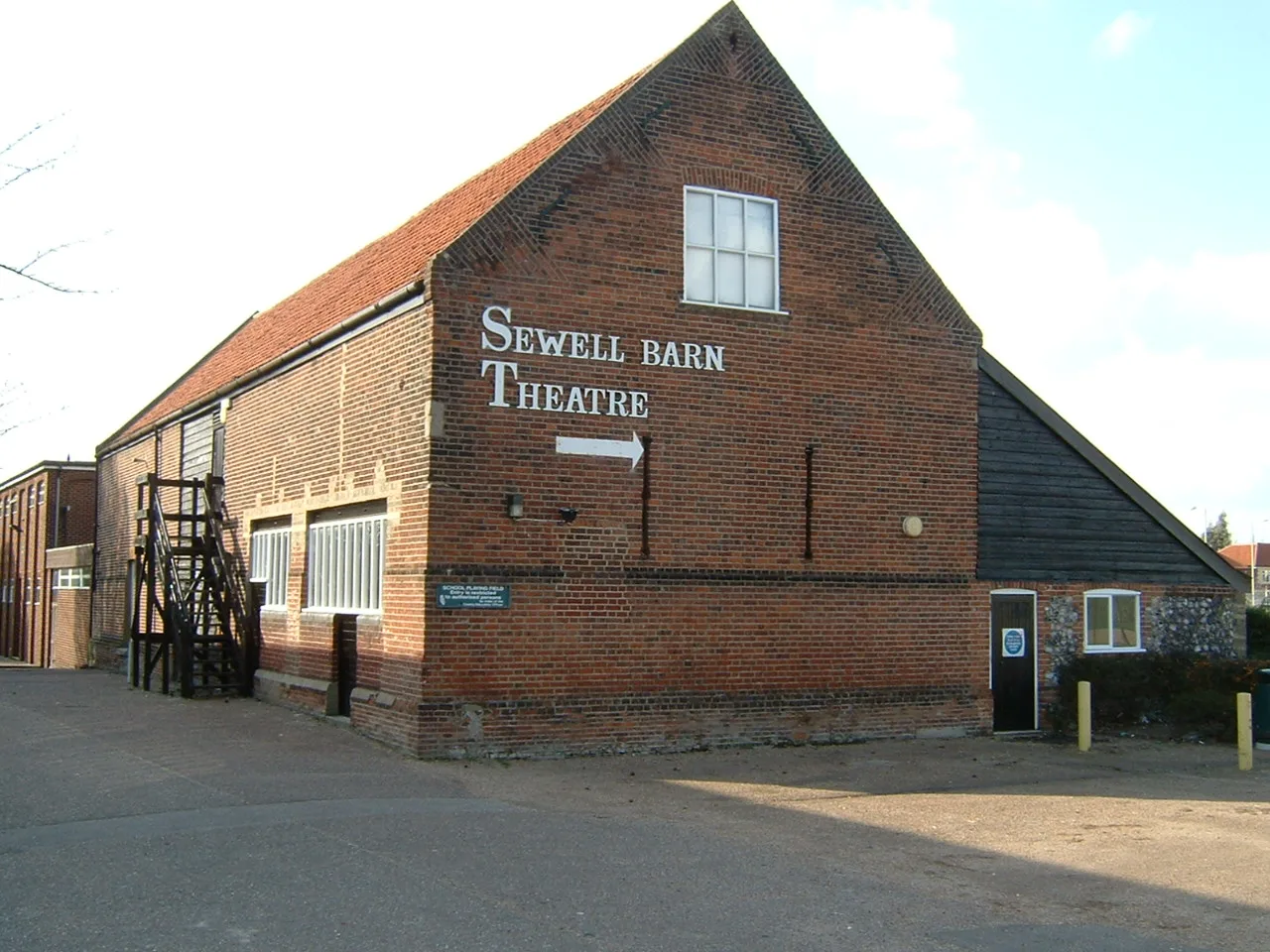 Sewell Barn Theatre on Constitution Hill, Norwich. The theatre is one of the organisations awarded a grant in the past six months, for electrical improvements and rewiring