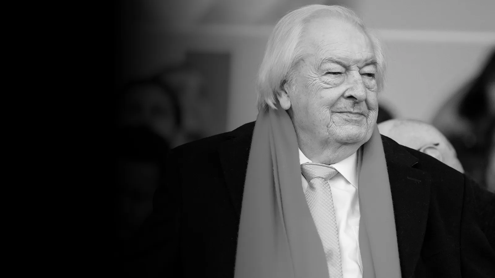 Michael Wynn Jones, Norwich City's honorary life president, in the portrait the club published with its announcement