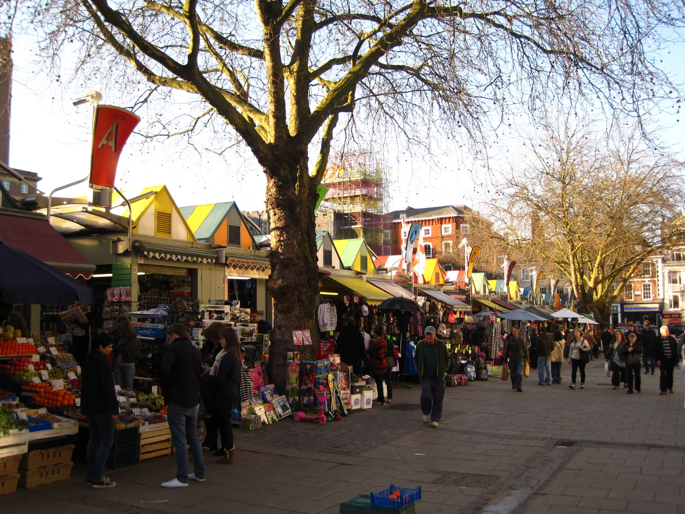 Norwich Market, which trades Monday to Saturday on Gentleman's Walk